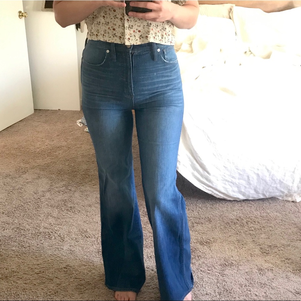 Madewell 11” High Wasted Flares